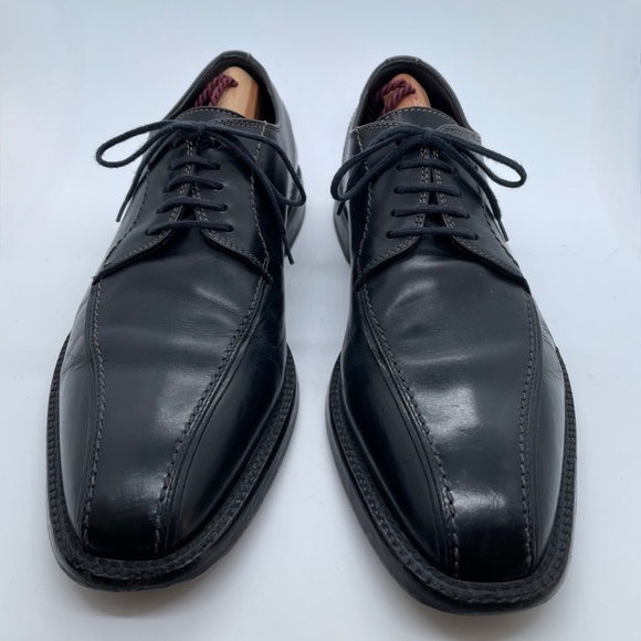 Hugo Boss- Oxford/Derby  Black Leather Shoes  size 7.5